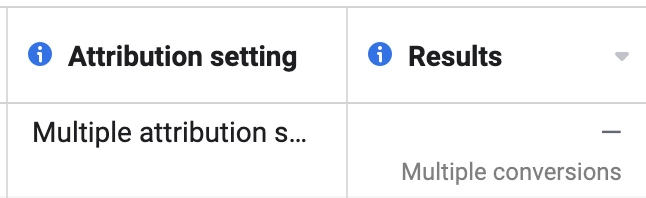 Facebook Attribution Settings