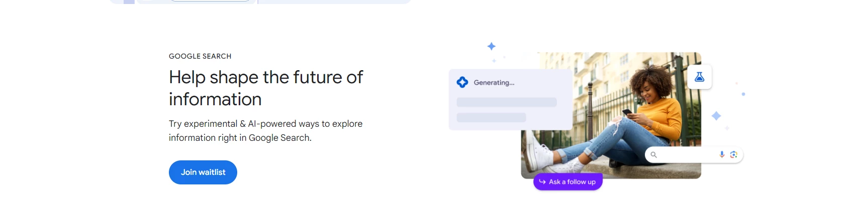 Google Search Labs for AI Search feature