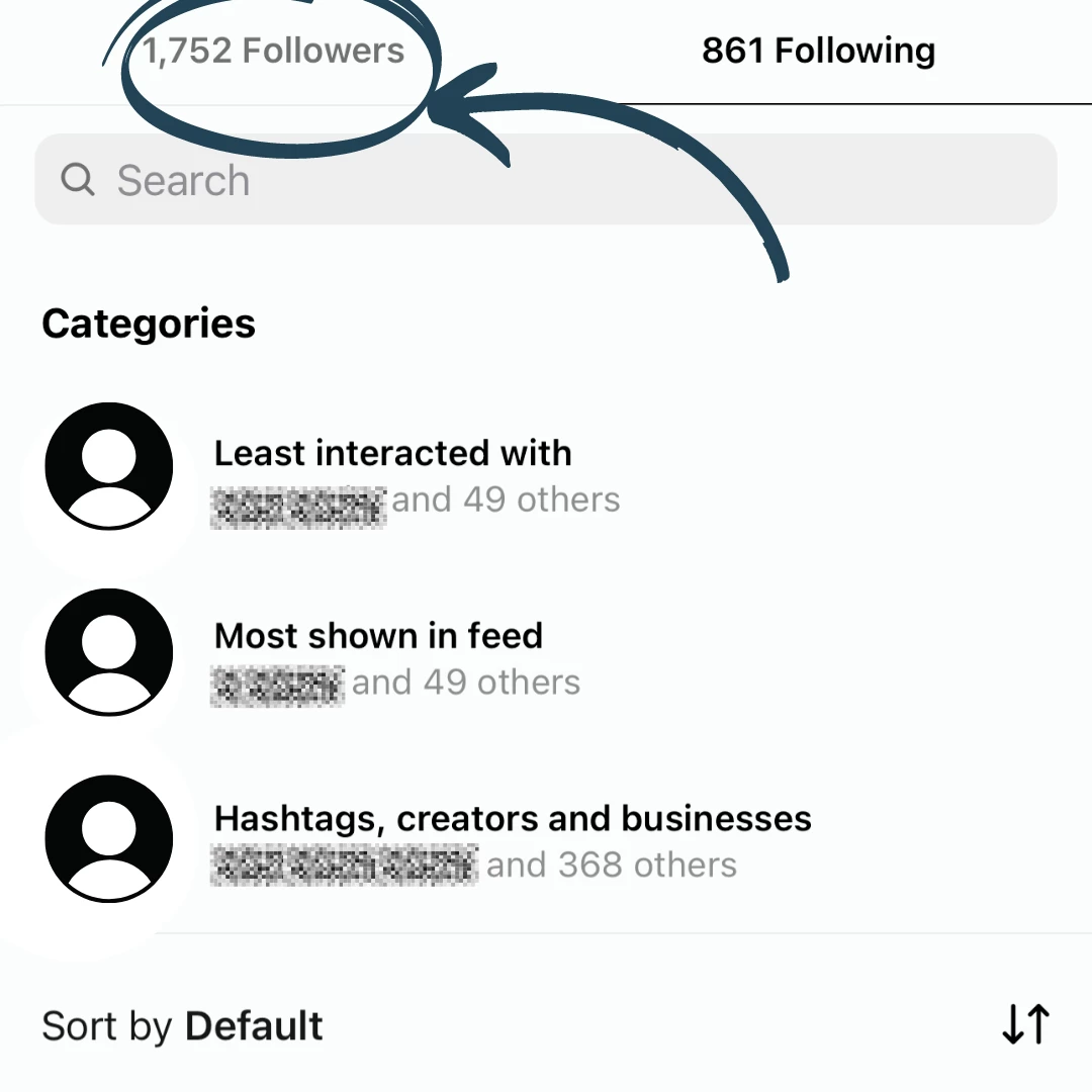 How to see your least interacted with followers on Instagram